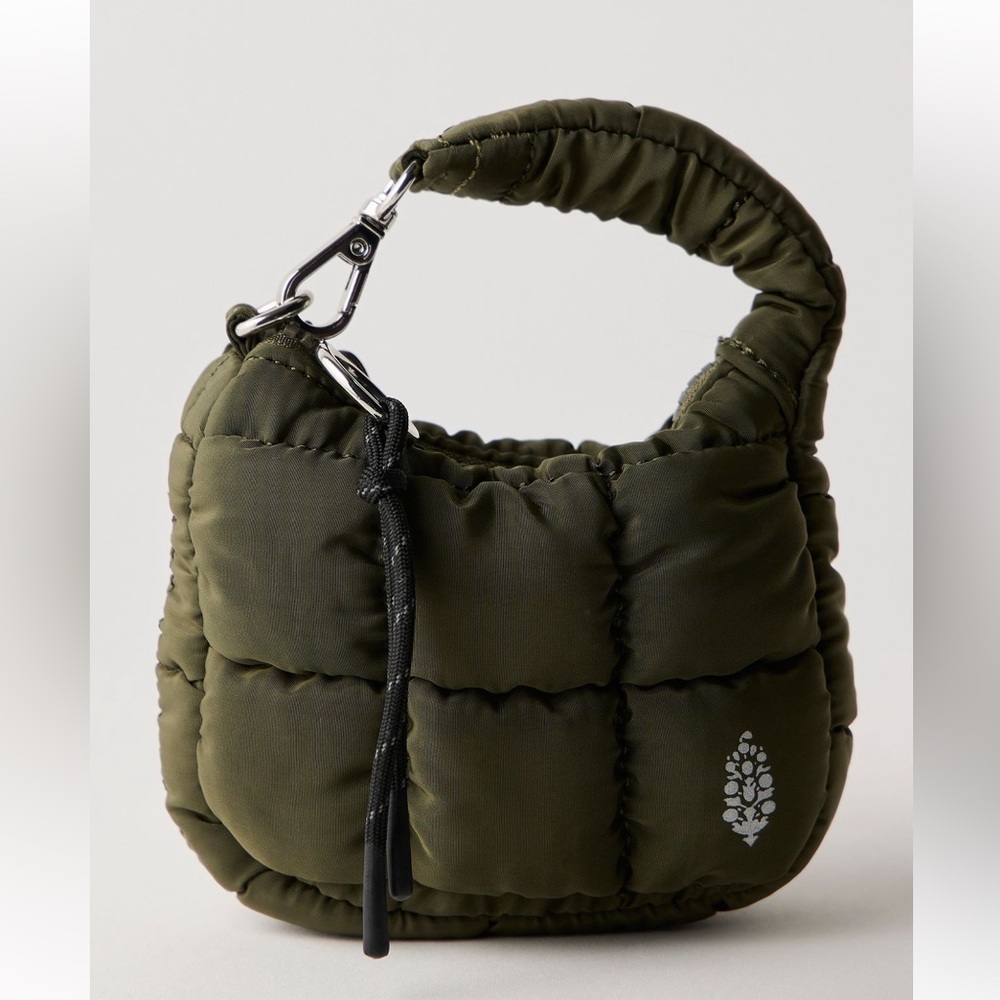 NWT Free People Quilted Micro Pouch